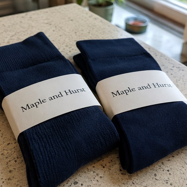 Custom dress socks — customer photo