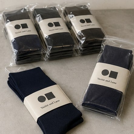 Customized dress socks for suited teams and showrooms