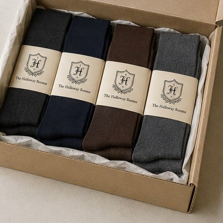 Customized dress socks for weddings and formal events