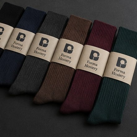 Promotional custom dress socks with company logo